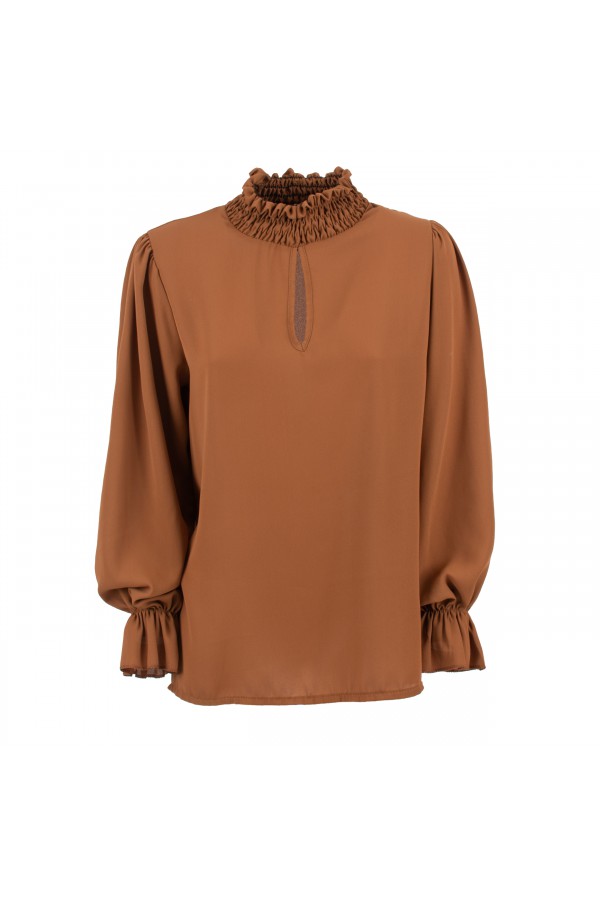 U R Ink VALERIA194W1E4 CAMICIE e BLUSE TOBACCO Offerte speciali