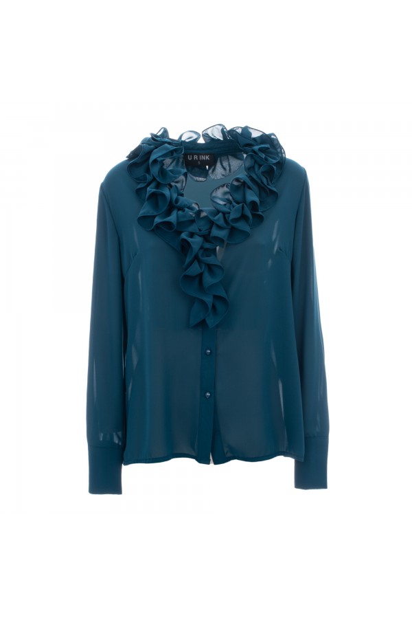 U R Ink BRAGA254W2M0 CAMICIE e BLUSE BLU Presa
