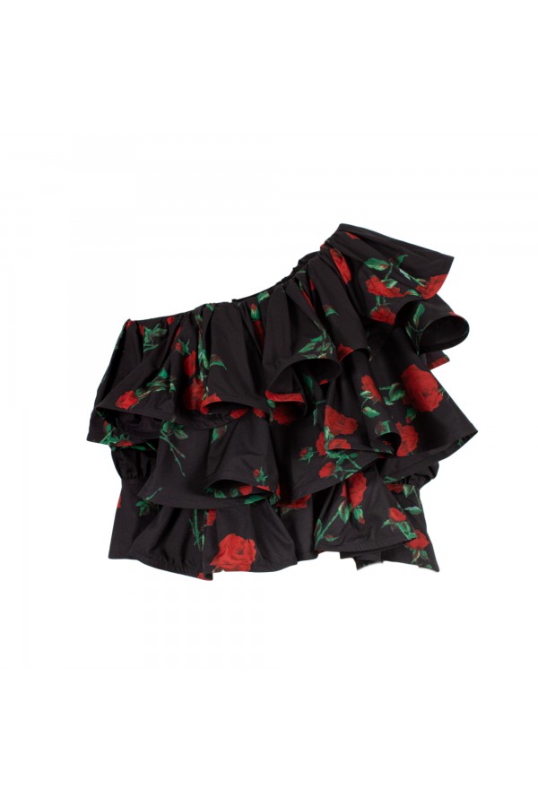 U R Ink VISEU 234S4J0 CAMICIE e BLUSE NERO-ROSSO Saldi Di Fabbrica