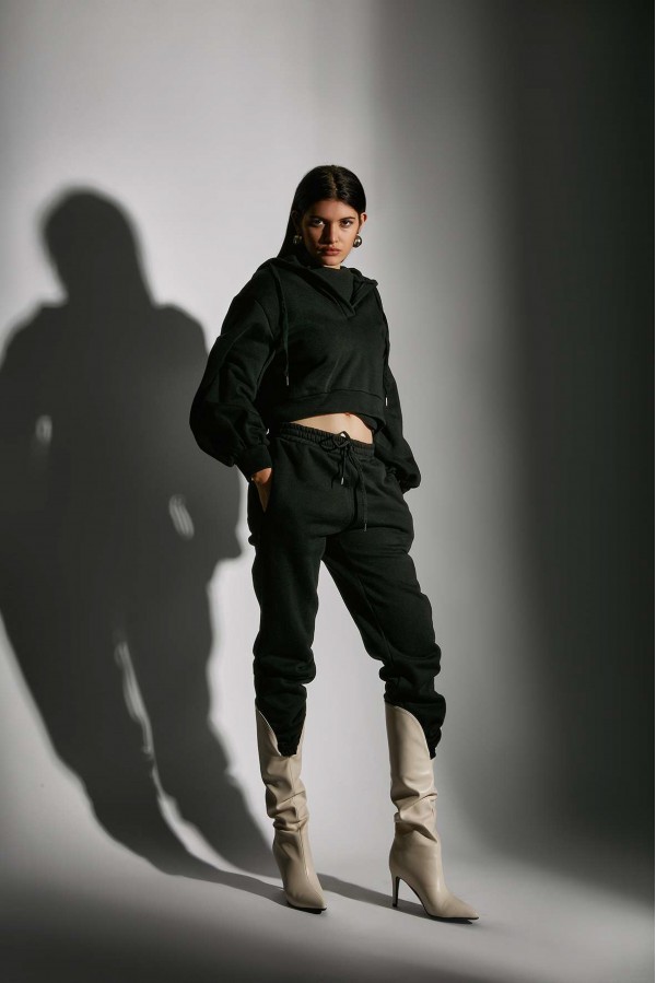 U R Ink DELFINA054W1A4 PANTALONI BLACK Vendite Flash