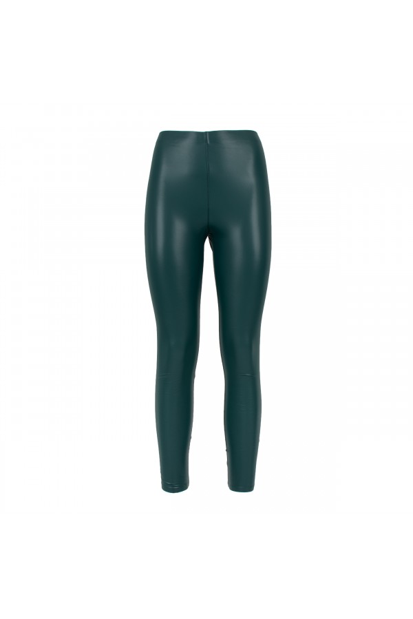 U R Ink DANIELA514W1A8 PANTALONI GREEN Nuova