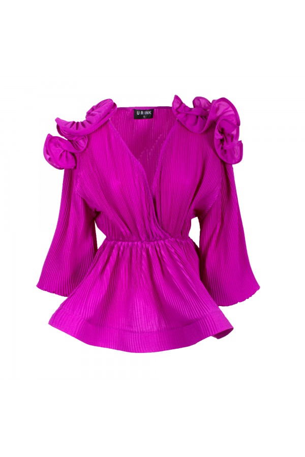U R Ink VALLENAR 234S4F8 CAMICIE e BLUSE VIOLA Fornitura limitata
