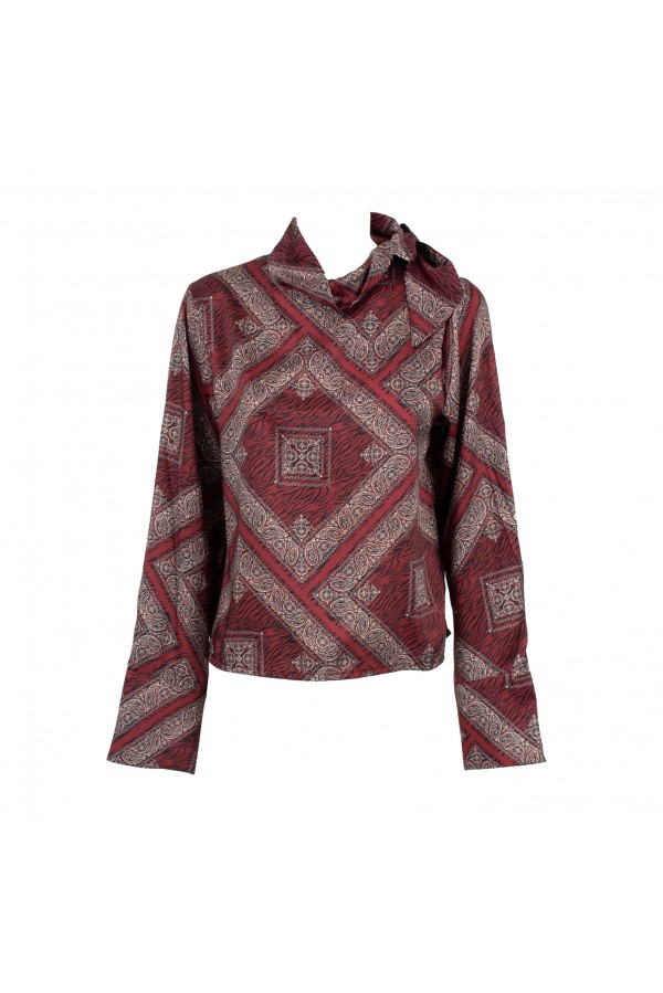 U R Ink BICE194W1A7 CAMICIE e BLUSE BORDEAUX Offerta temporanea