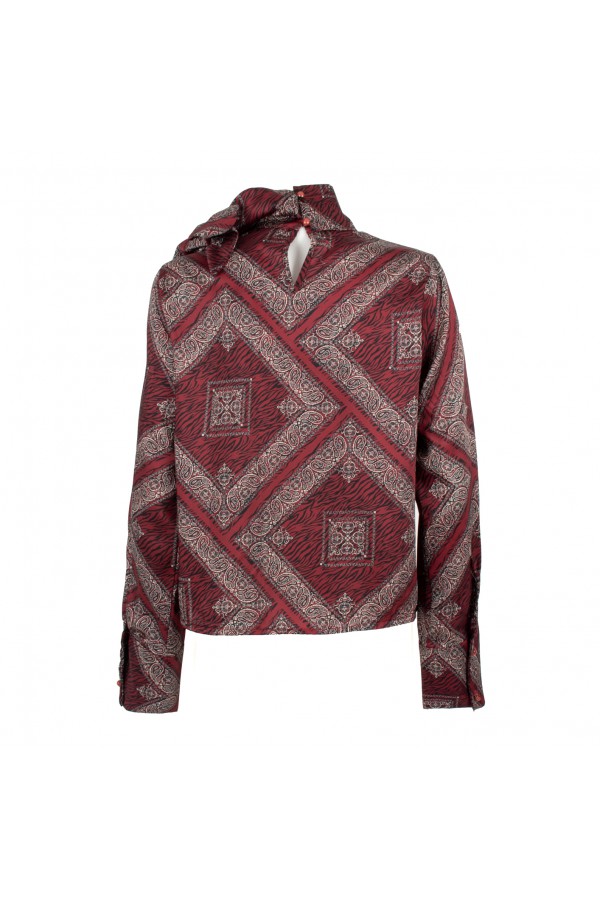 U R Ink BICE194W1A7 CAMICIE e BLUSE BORDEAUX Offerta temporanea