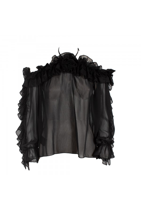 U R Ink SAN ISIDRO 234S4D6 CAMICIE e BLUSE NERO Enormi risparmi