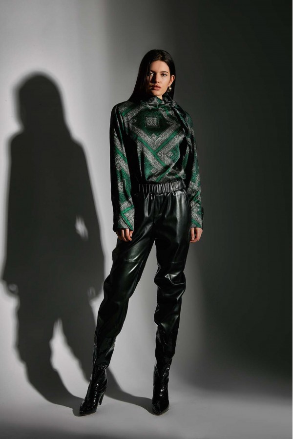 U R Ink BICE194W1A8 CAMICIE e BLUSE GREEN Ultimo giorno
