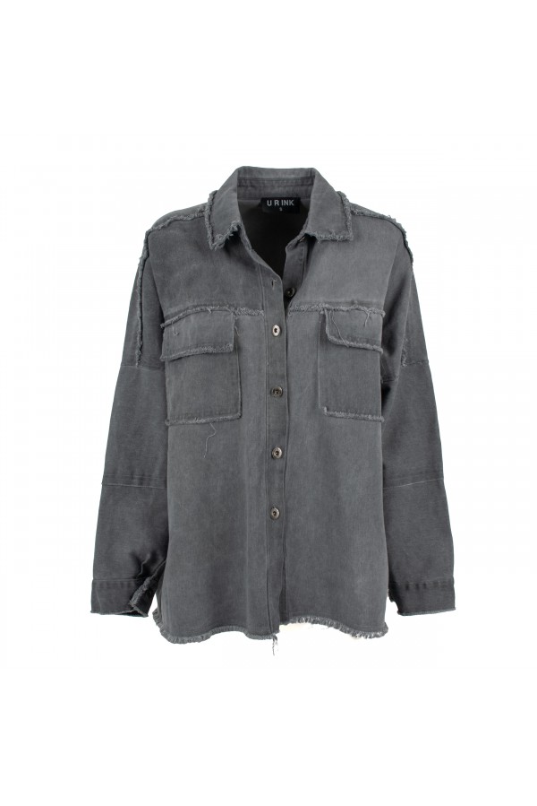 U R Ink ASIA044W1B2 CAMICIE e BLUSE GREY Fino al 60% di sconto