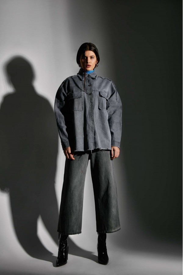 U R Ink ASIA044W1B2 CAMICIE e BLUSE GREY Fino al 60% di sconto
