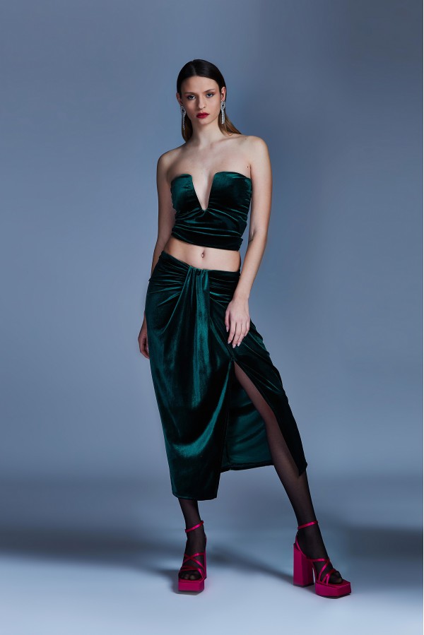 U R Ink MALAGA124W2F2 TOP e BODY VERDE Duty-free