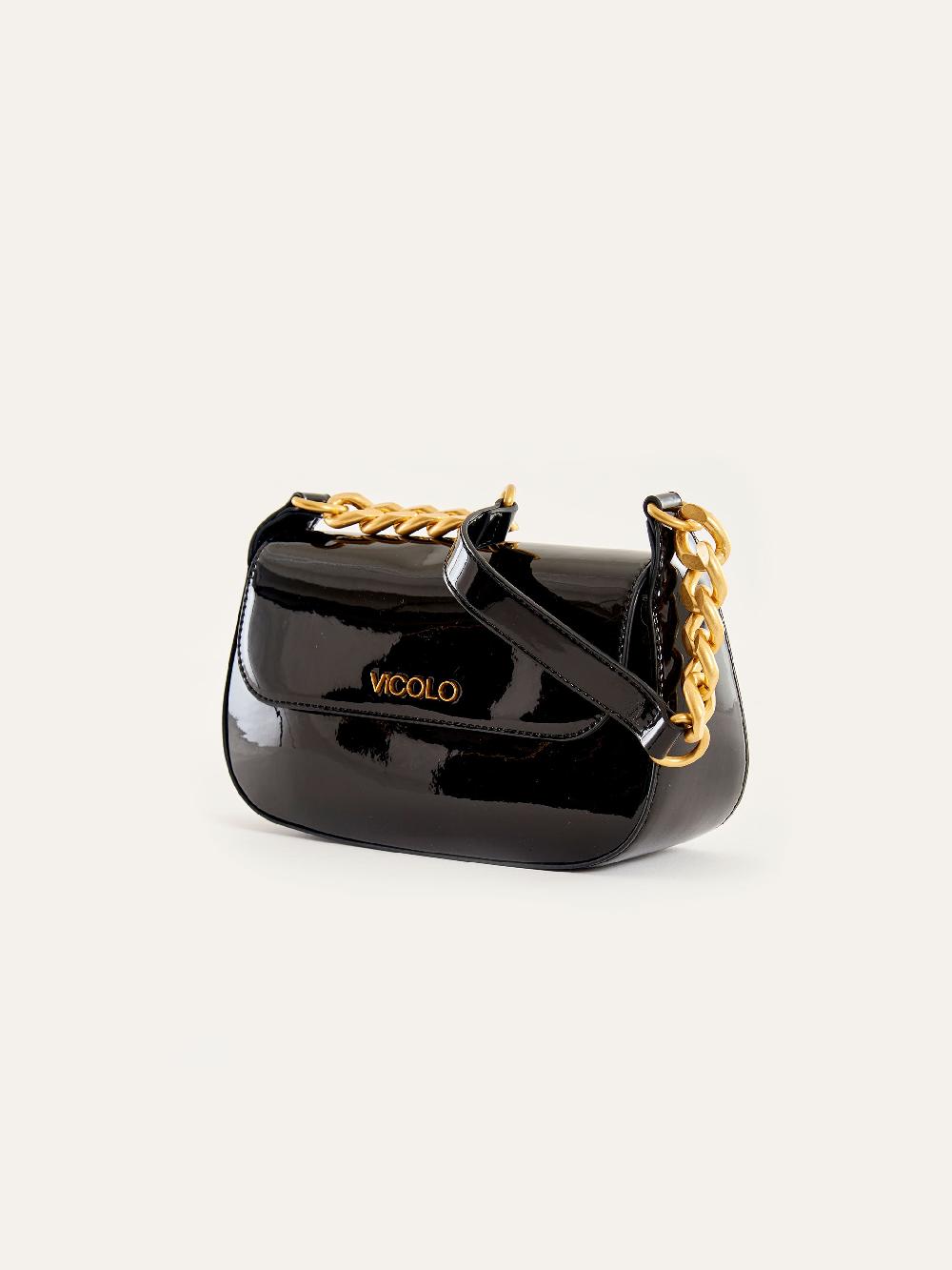 Vicolo Borsa Glossy Piccadilly Nero Offerta settimanale