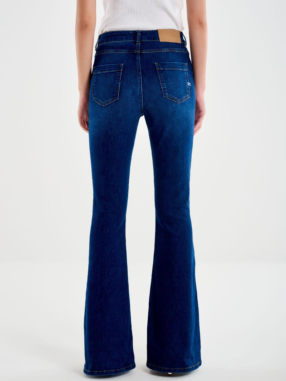 Vicolo Icon Jeans Gisele Flare Blu Fino al 55% di sconto