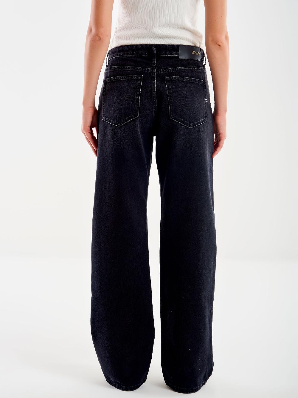 Vicolo Jeans Icon Alex Scuro Nero Super sconto