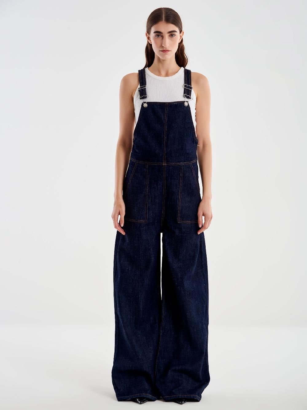 Vicolo Salopette in Jeans Blu Officina