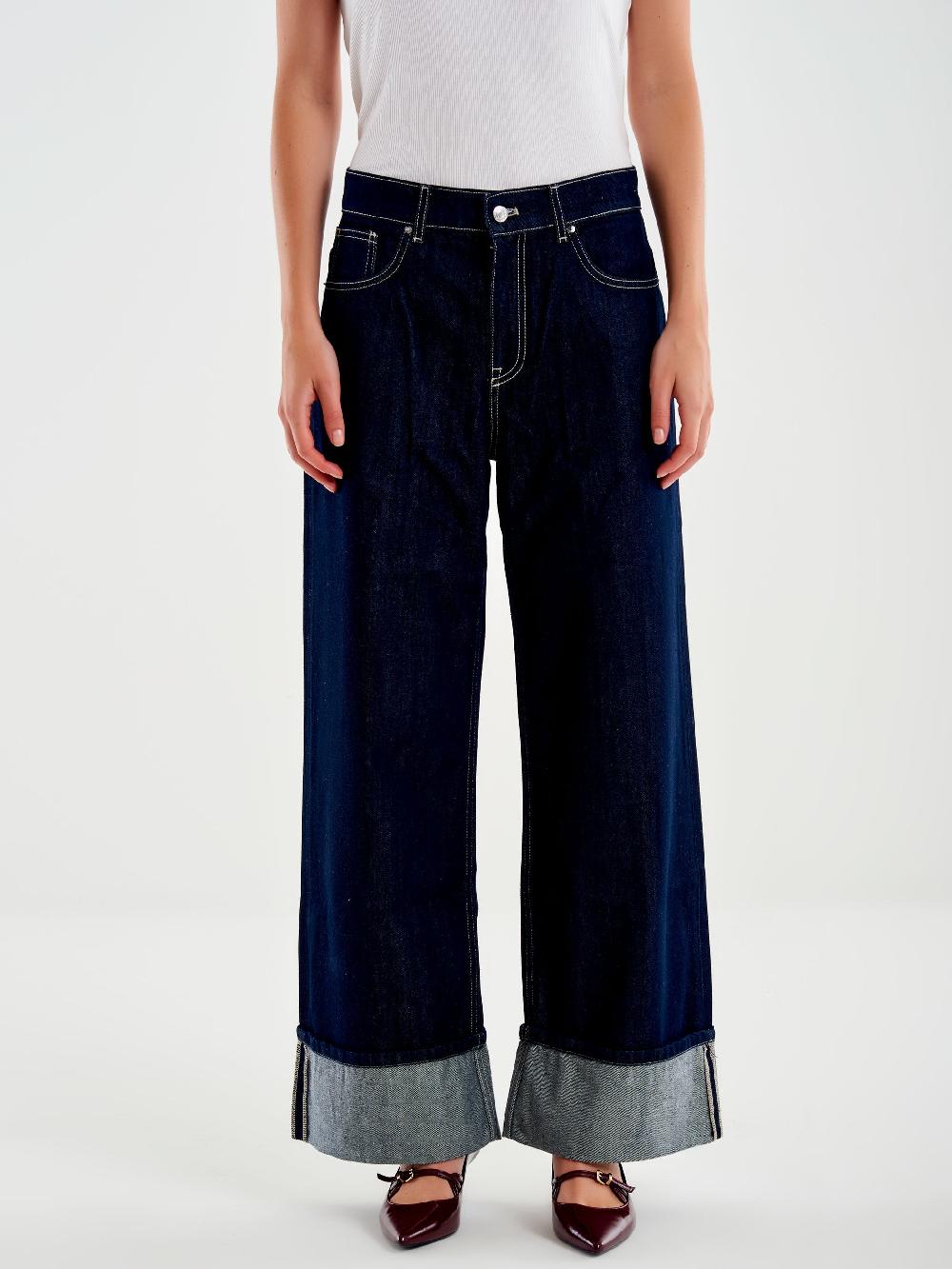 Vicolo Jeans Diva Ampio Blu Sconti questo mese