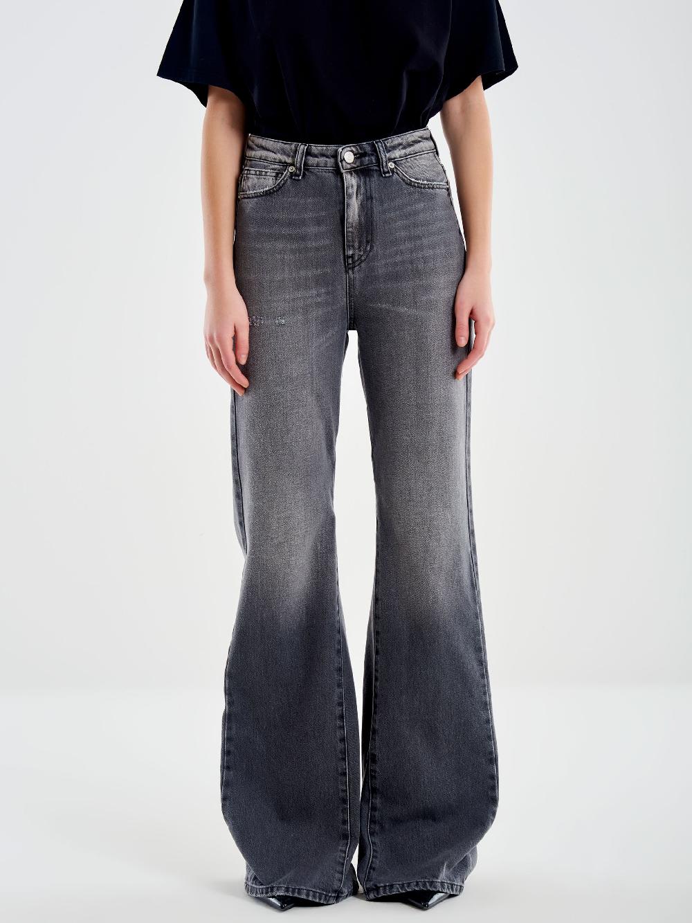 Vicolo Jeans Flare Beth Grigio Grigio Spedizione Gratuita