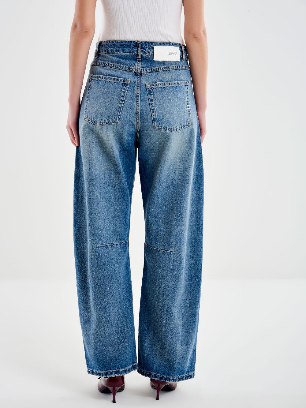 Vicolo Jeans Loose Fit Mary Blu Pezzi Unici