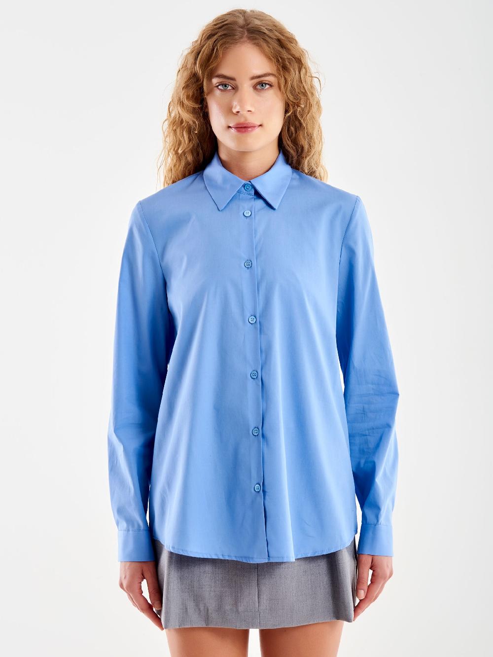 Vicolo Camicia Basic Azzurro Solo un giorno rimasto