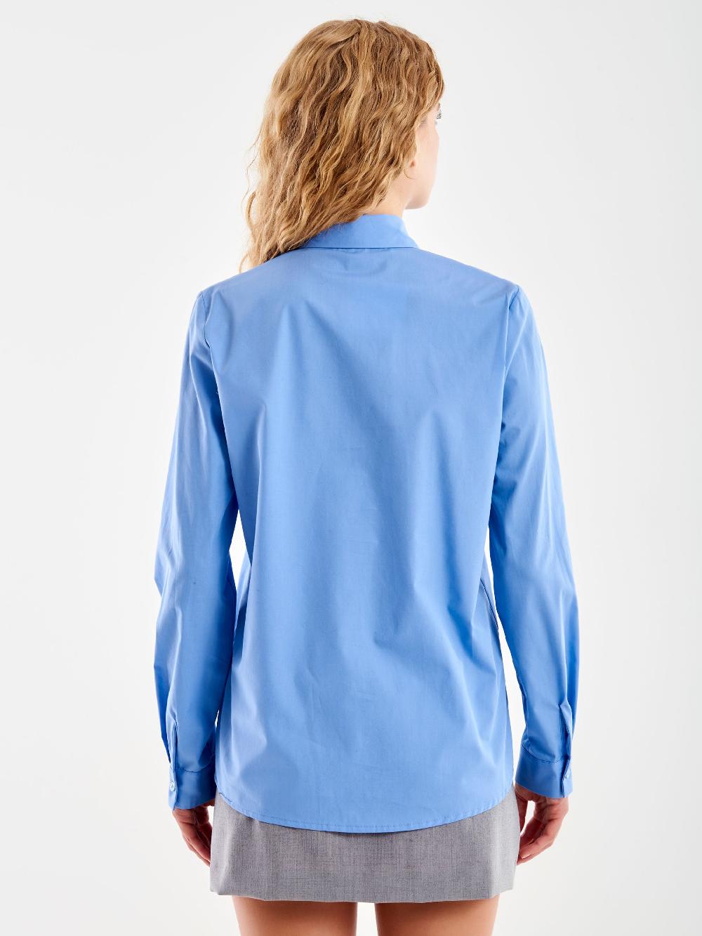 Vicolo Camicia Basic Azzurro Solo un giorno rimasto