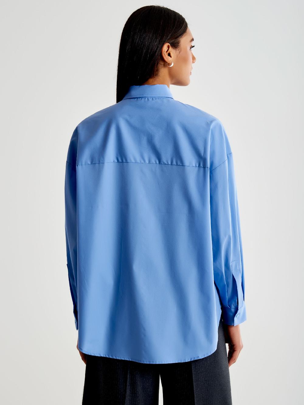 Vicolo Camicia con Cravatta a Righe Azzurro Enormi sconti