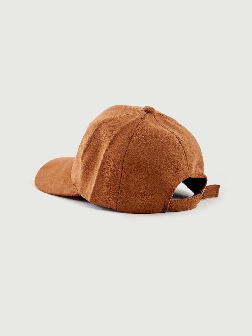 Vicolo Berretto Baseball Patch V Cognac Fornitura limitata