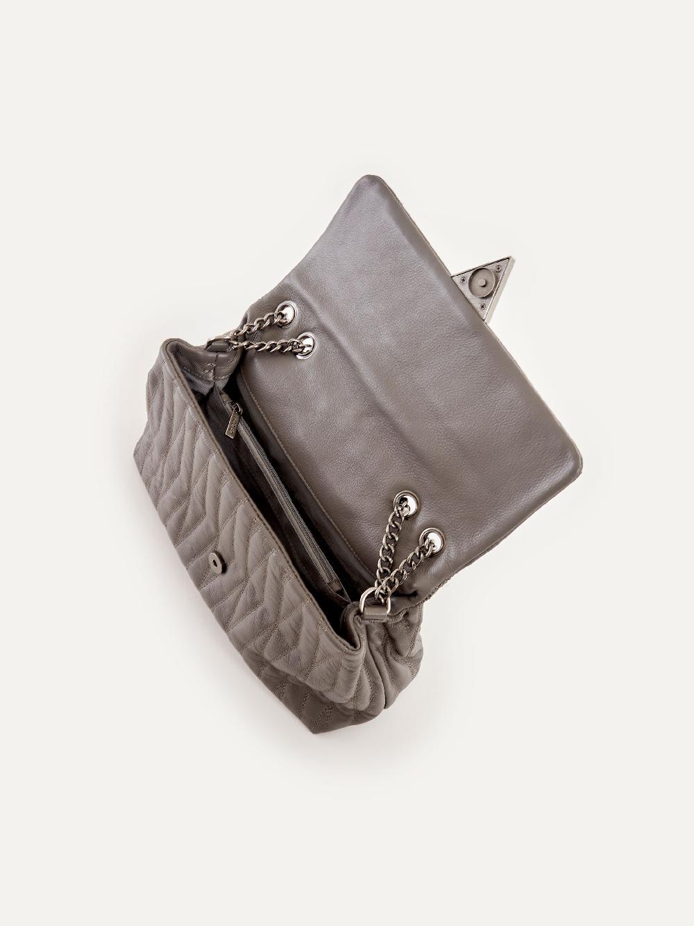 Vicolo Borsa Belleville Grigio Enormi risparmi