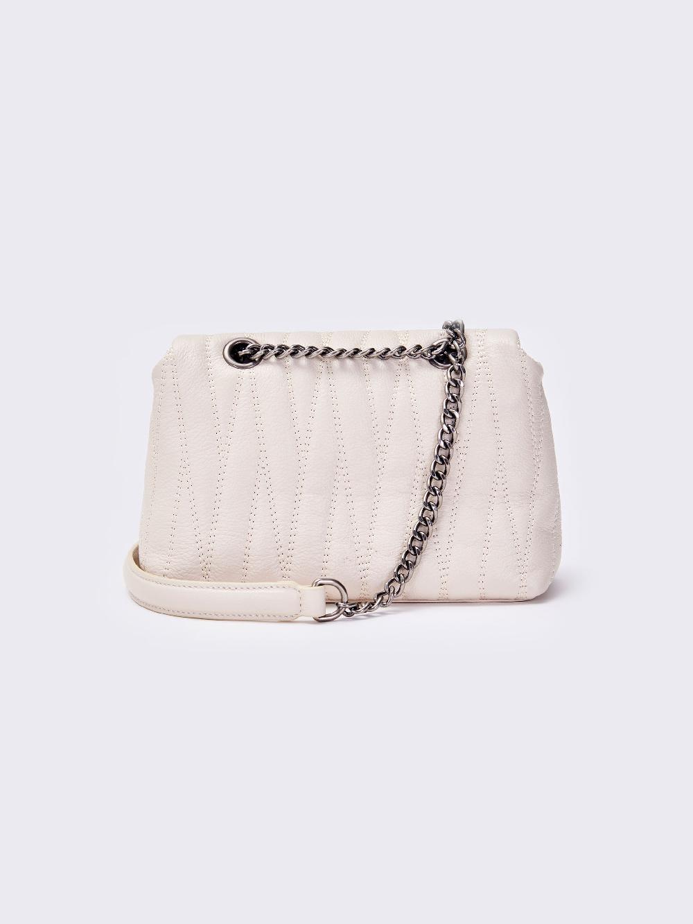 Vicolo Borsa Belleville Small Bianco Prezzo basso