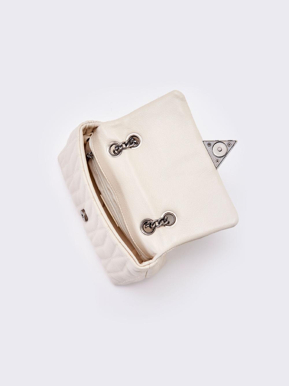 Vicolo Borsa Belleville Small Bianco Prezzo basso