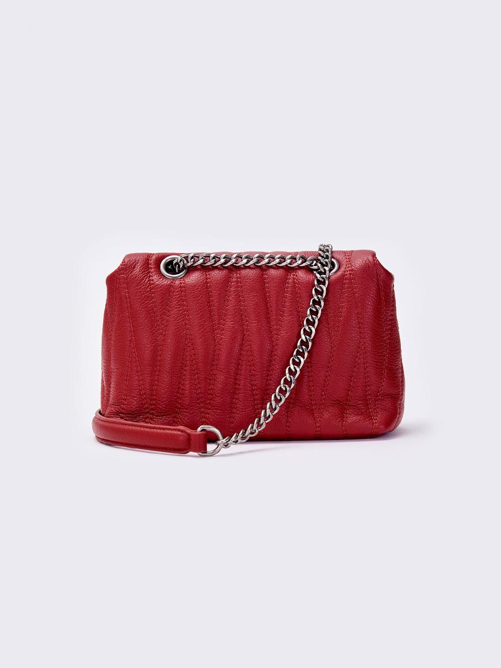 Vicolo Borsa Belleville Small Bordeaux Super Saving Price