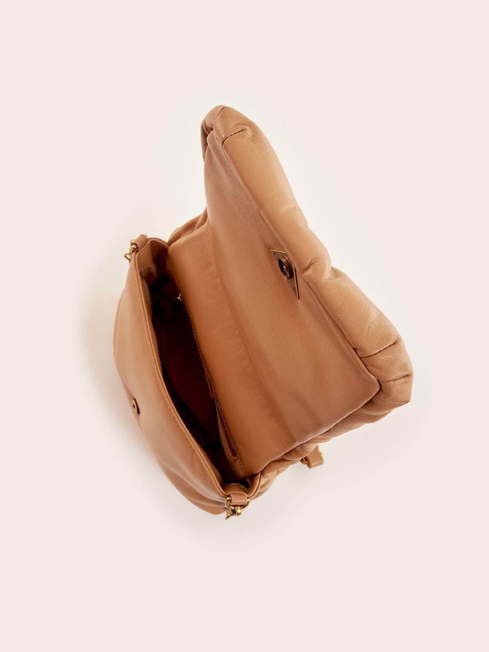 Vicolo Borsa Bubble Cammello Ritorno libero
