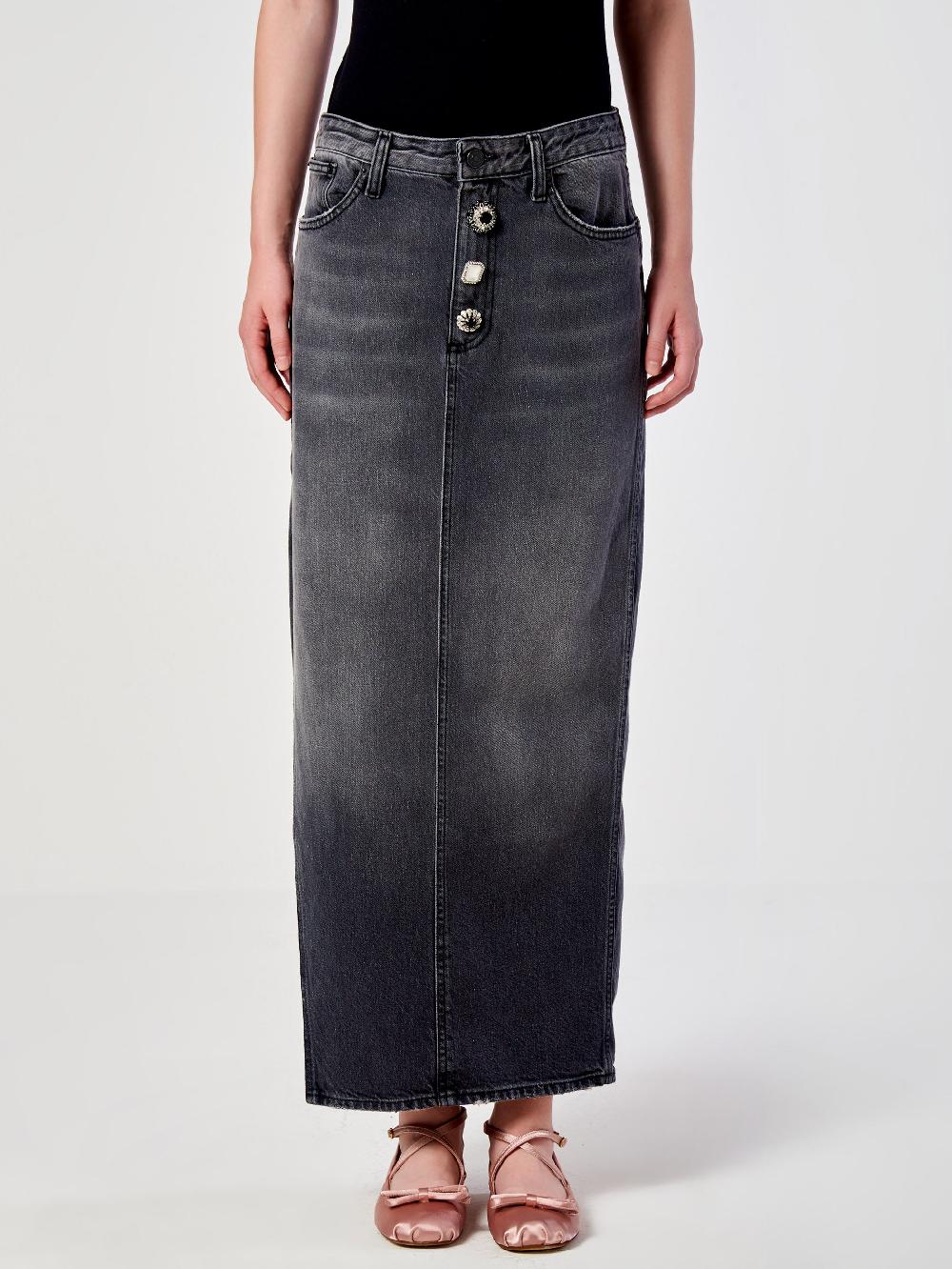 Vicolo Gonna Lunga in Denim – Vicolo Only for today