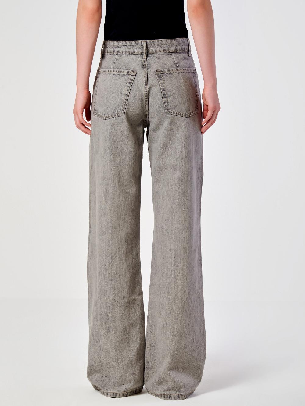 Vicolo Jeans Strass effetto GessatoGrigio Black Friday Prezzi