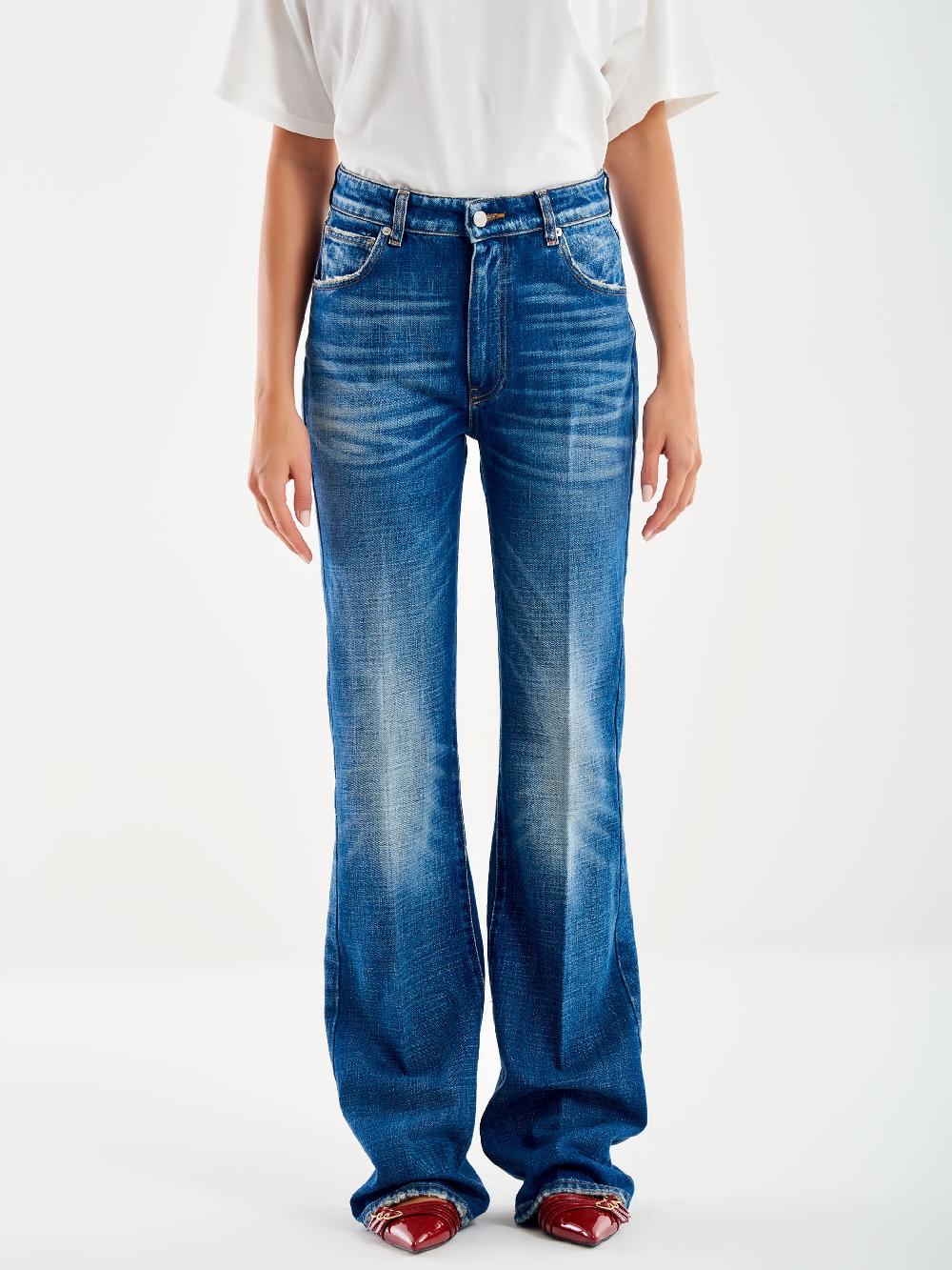 Vicolo Jeana Linette Straight Blu Sconti questo mese