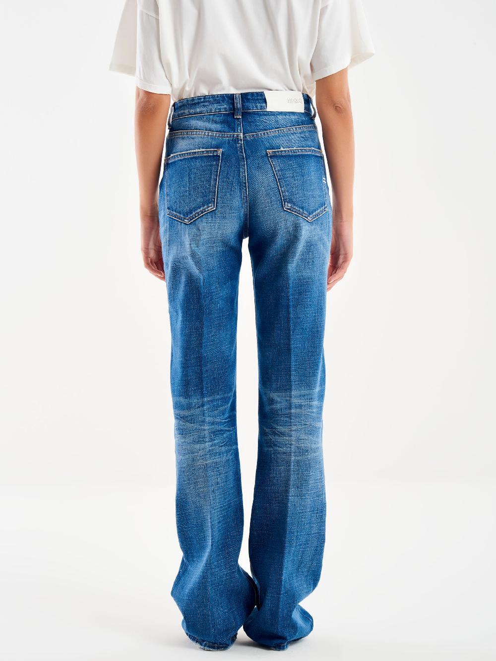 Vicolo Jeana Linette Straight Blu Sconti questo mese