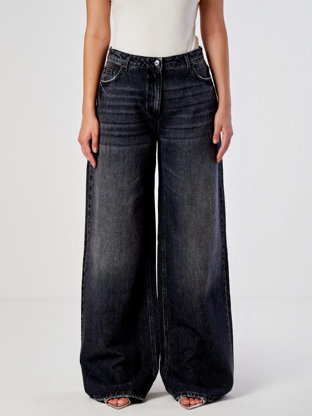 Vicolo Jeans Icon Lexie GrigioNero Qualità Garantita