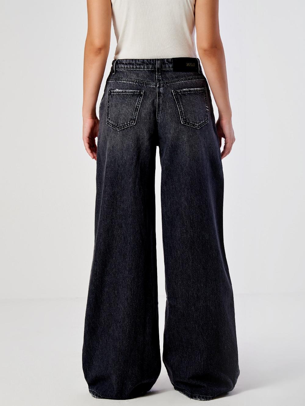Vicolo Jeans Icon Lexie GrigioNero Qualità Garantita