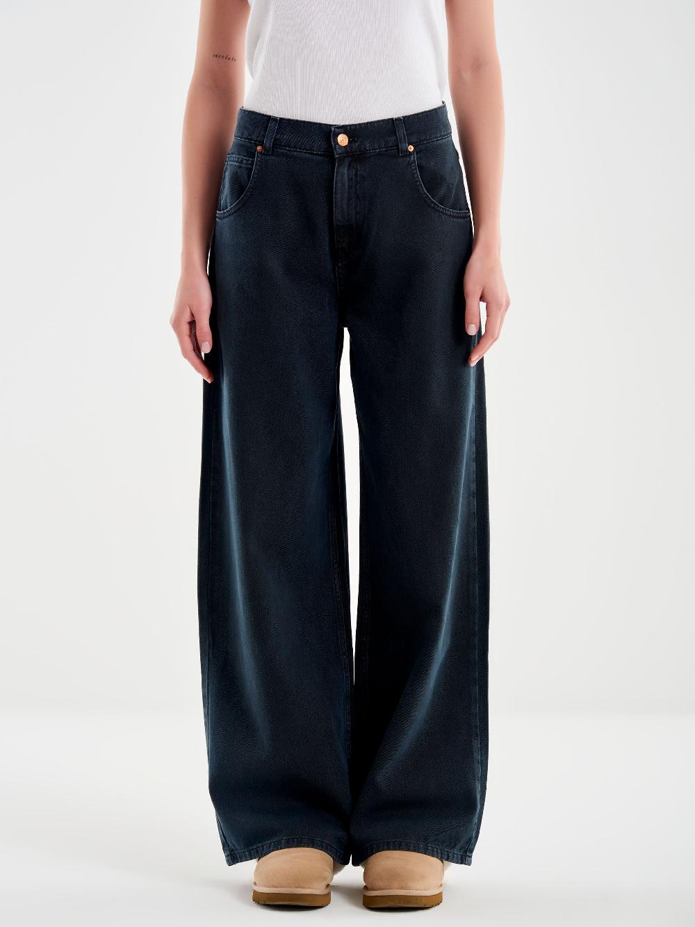 Vicolo Jeans Mia Relaxed Nero Sconto