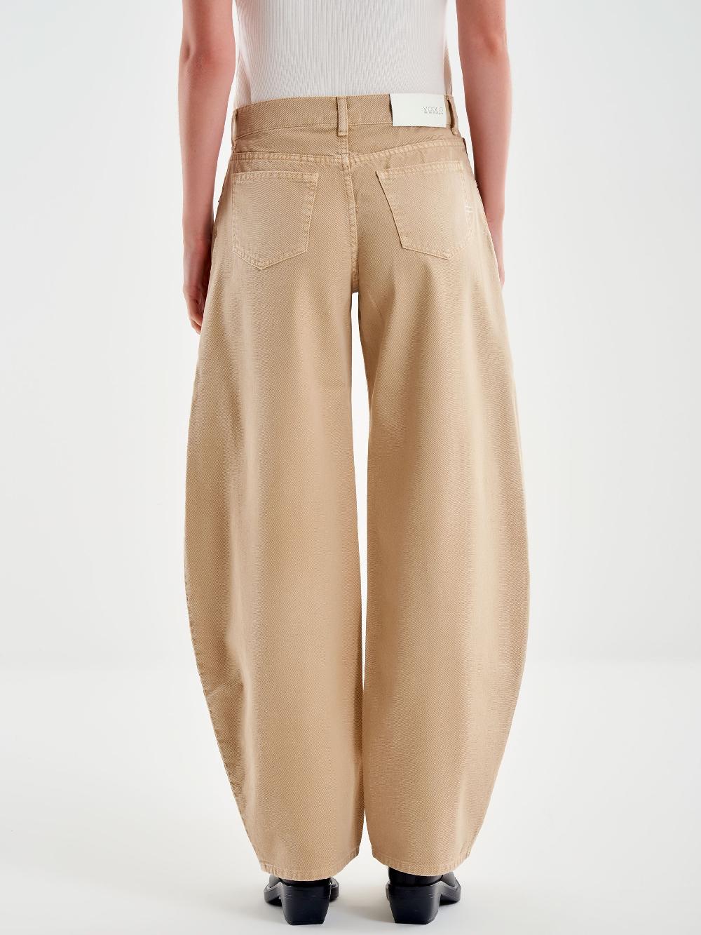 Vicolo Jeans Denise Ampio Beige Beige In Vendita