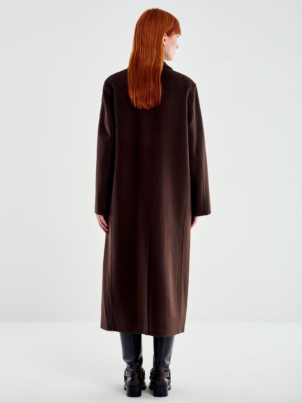 Vicolo Cappotto Lungo Doppiopetto Moro Fino al 65% di sconto