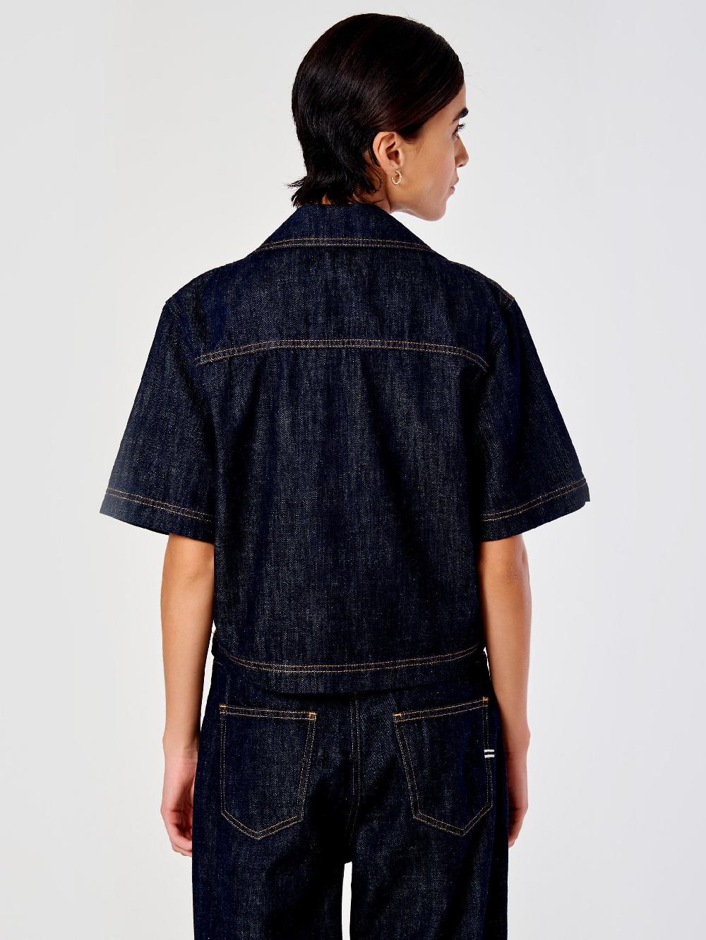 Vicolo Camicia Denim Cropped – Vicolo In vendita