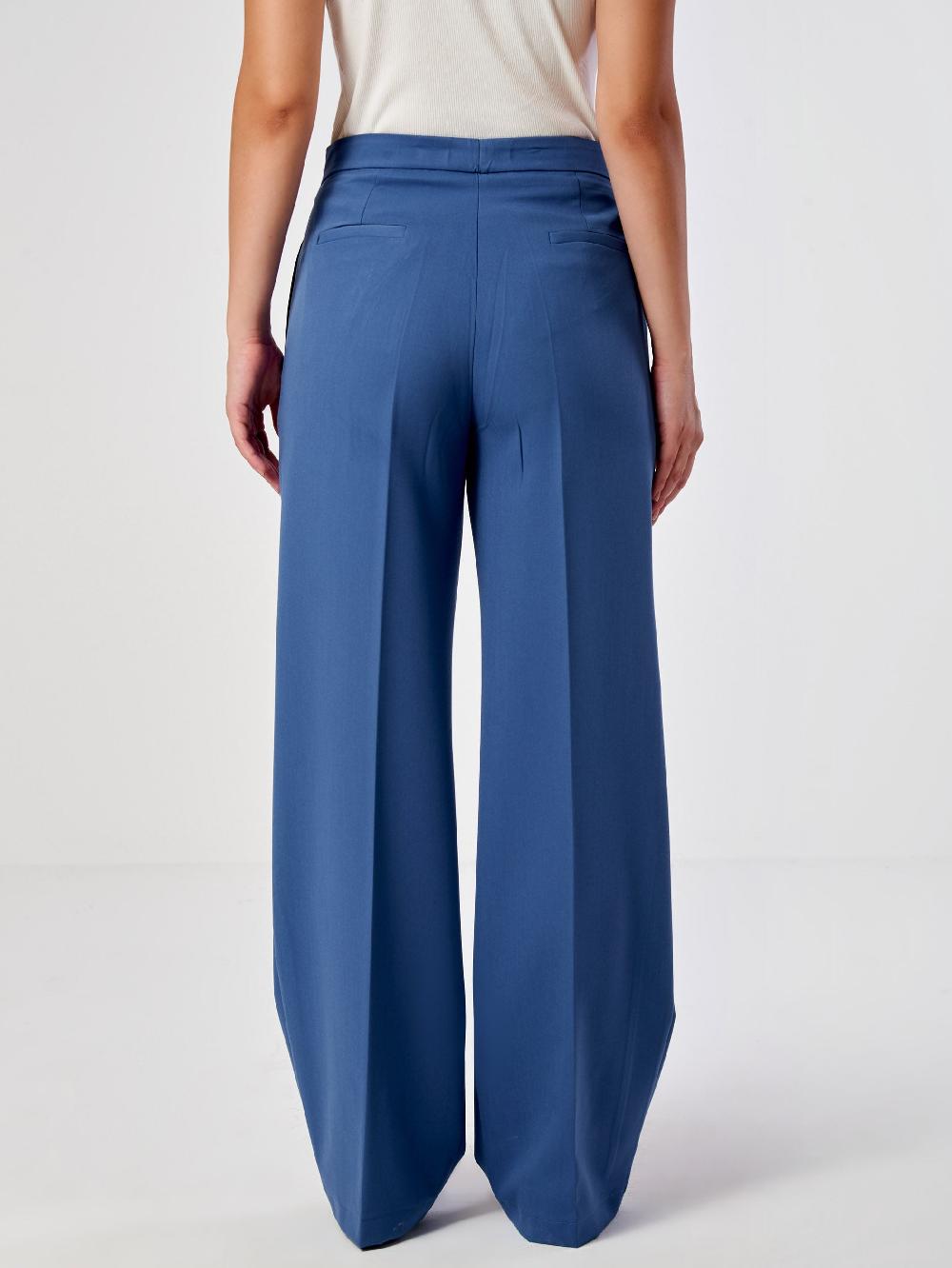 Vicolo Pantalone Palazzo Basic Blu Promozione