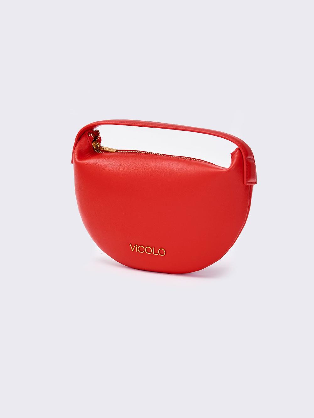 Vicolo Borsa Croissant Rossa Fornitura limitata