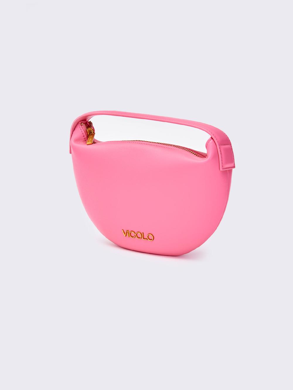 Vicolo Borsa Croissant Fucsia Shopping online
