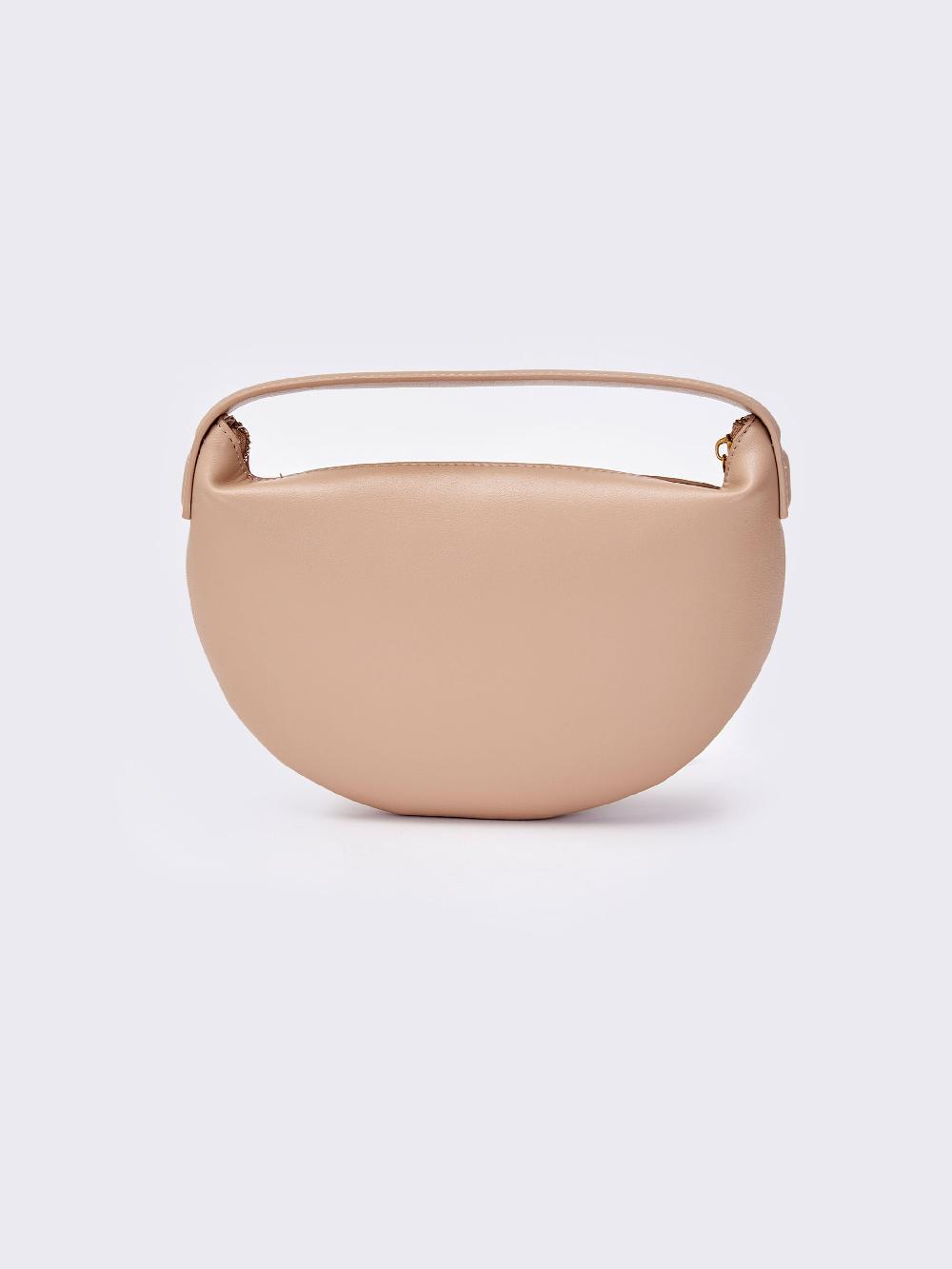 Vicolo Borsa Croissant Beige Offerta esclusiva