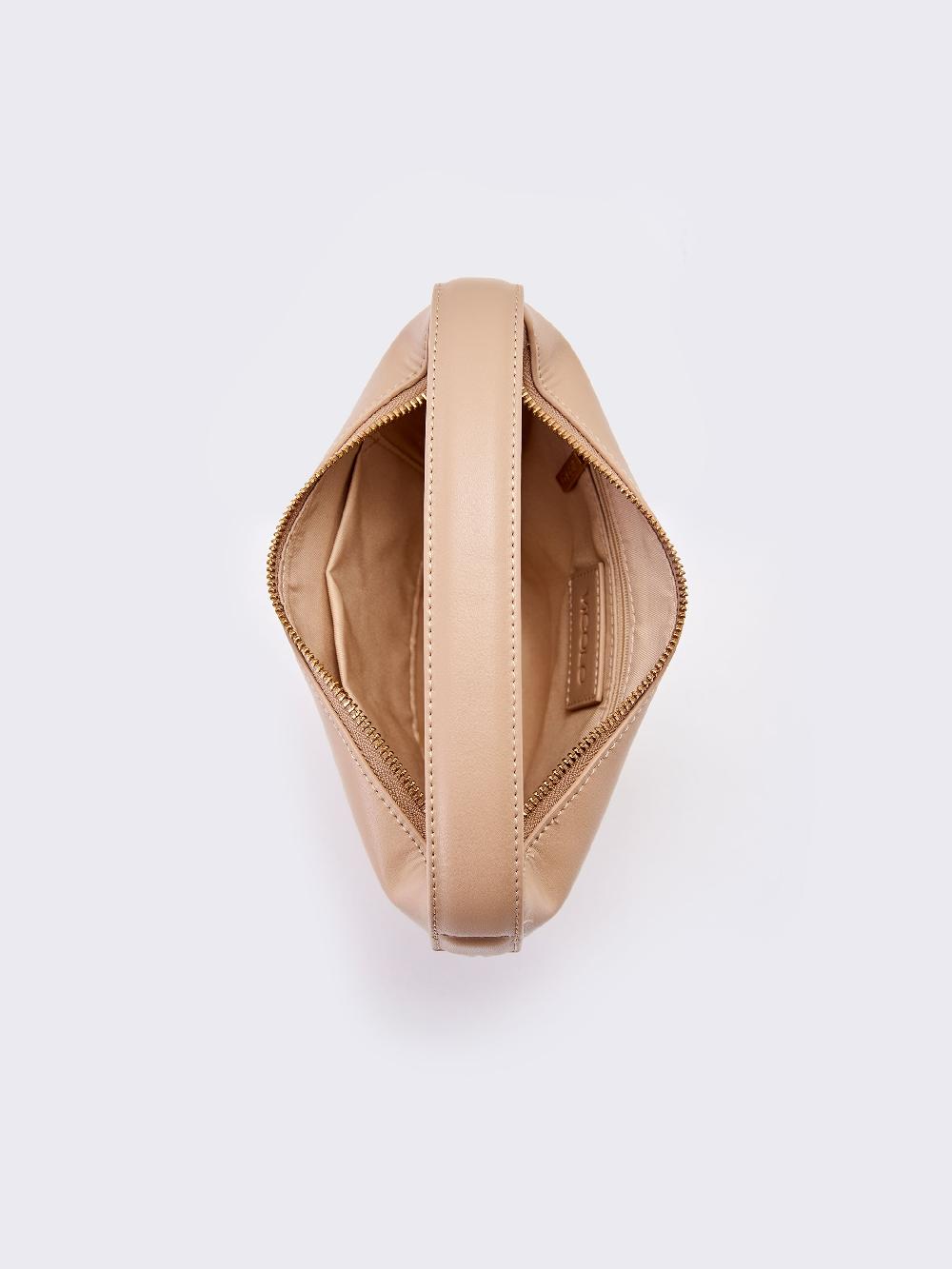 Vicolo Borsa Croissant Beige Offerta esclusiva