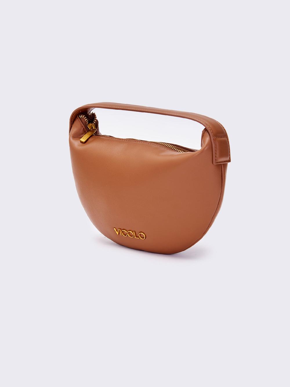 Vicolo Borsa Croissant Cammello Vendite stagionali