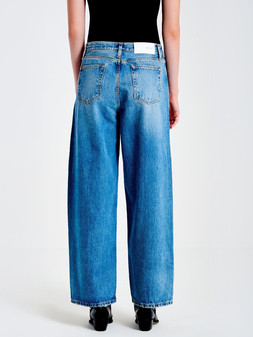 Vicolo Jeans Xenobia Ampio Blu Offerte stagionali