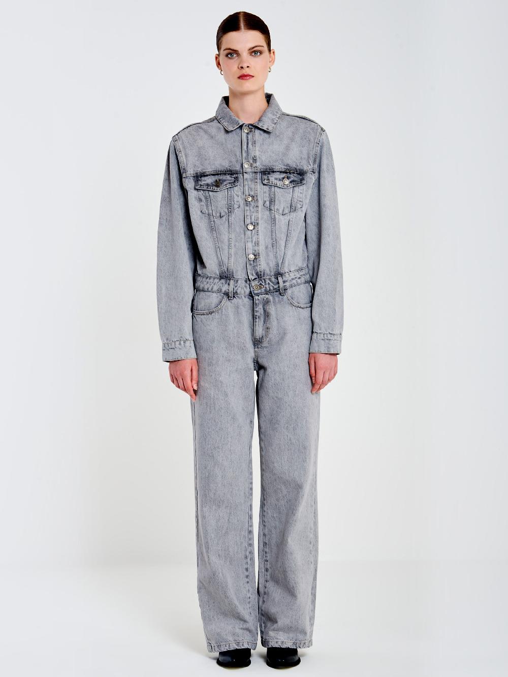 Vicolo Tuta in Denim Grigio – Vicolo Comprane uno, ottenene uno gratis
