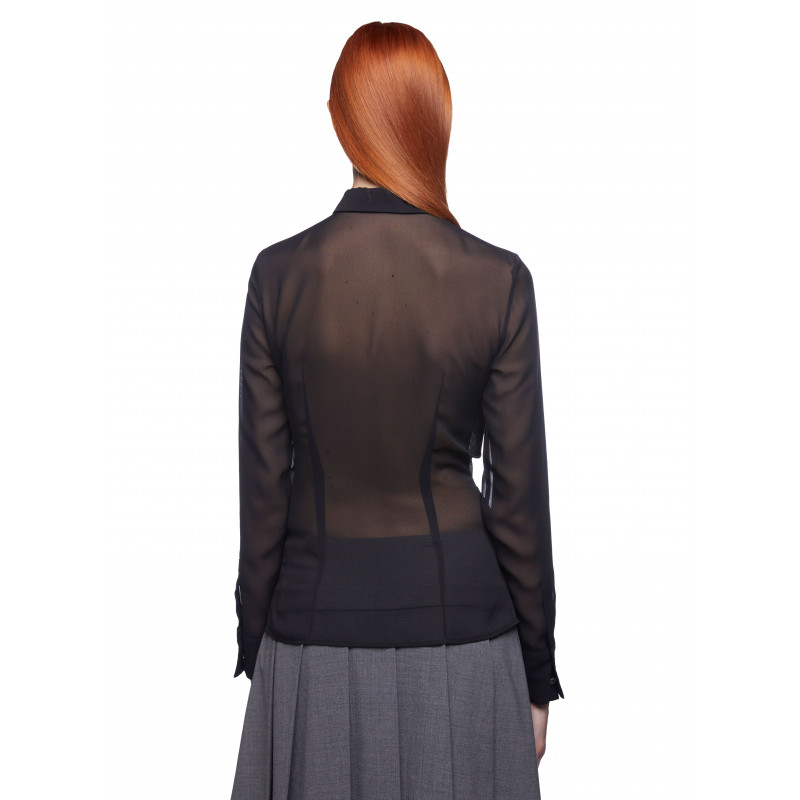 Vivetta CAMICIA CON RICAMO PROFILI GEORGETTE Sconti VIP