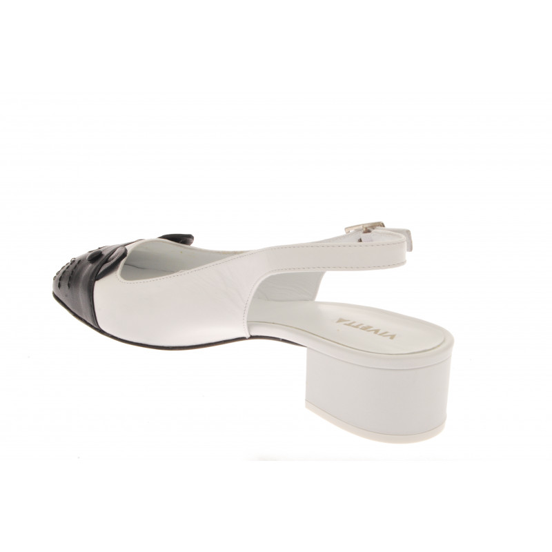 Vivetta DECOLLETE GATTO IN NAPPA BICOLORE Solo un giorno rimasto