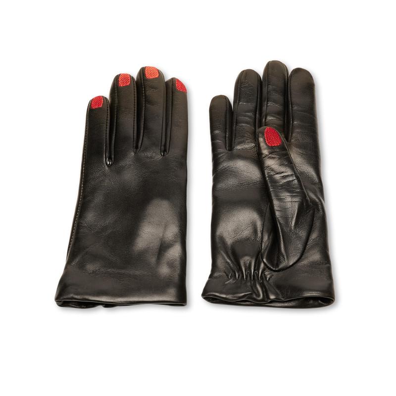 Vivetta GUANTI IN PELLE CON RICAMO UNGHIE 2025